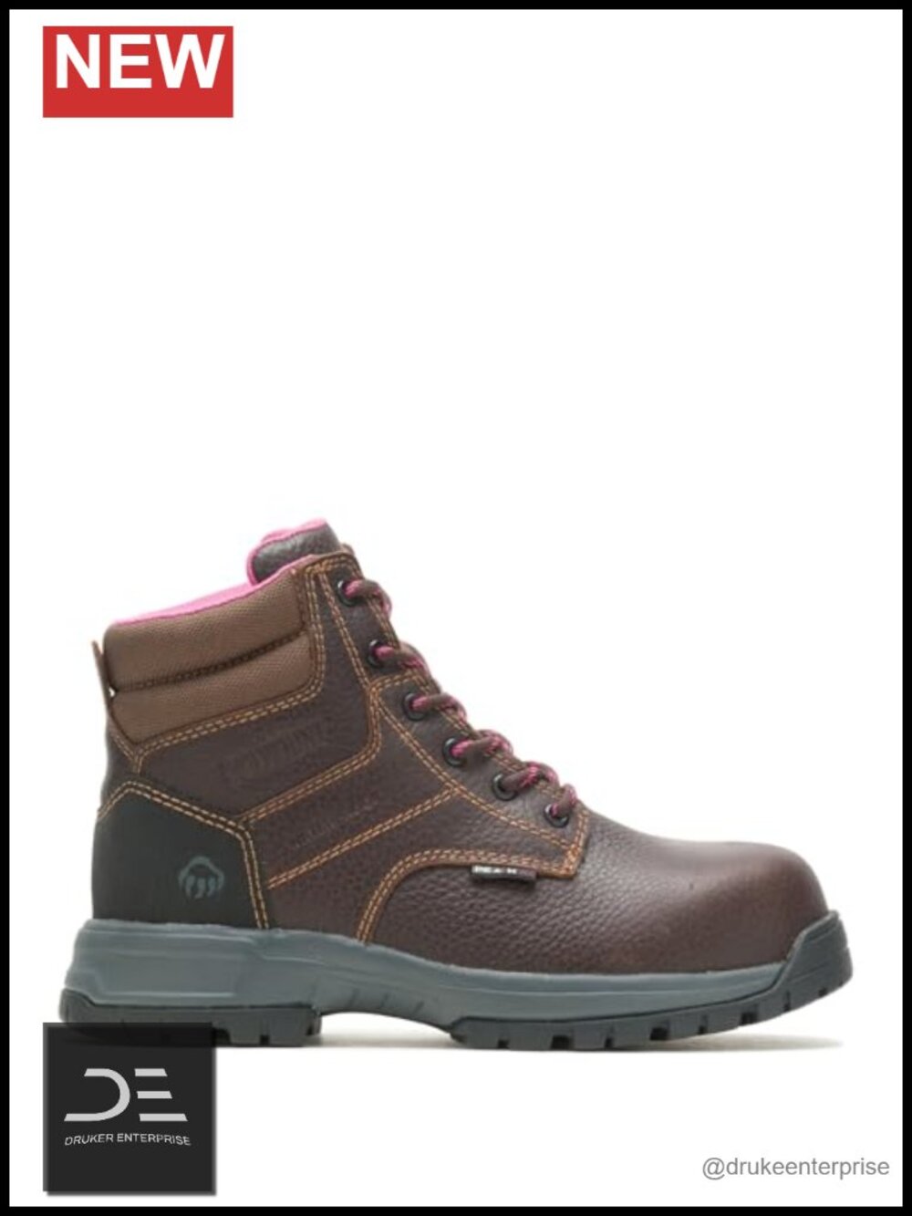 Wolverine Women's Piper Waterproof Composite Toe 6in Construction Boot